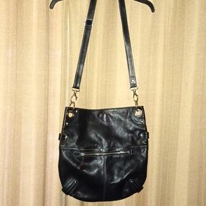 Nine West genuine leather black with silver